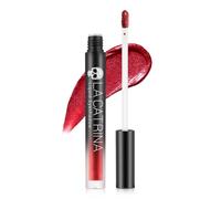DE'LANCI Sombra de ojos roja líquida, color burdeos metálico gótico, altamente pigmentado, de secado rápido, sombra de ojos roja, flash de larga duración, color rojo brillante #07