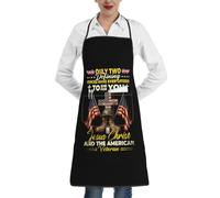 Delantal Cocinade ¿Alguna Vez Te He Ofrecido Morir por Ti? Jesucristo Y El Veteran Estadounidense. Delantal De Cocina Hombres Duradero Cocinero Delantale, para Jardinería, Barbacoa, 52x72cm