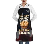 Delantal Cocinade, Pan Sí Lo Es. Trabajo Delantal Fashion Duradero Delantale para Mujeres, para Barbacoa, Jardinería, Parent, 52x72cm