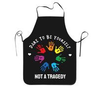 Delantal De Chef Atrévete A Ser Tú Mismo. La Concienciación Sobre El Autismo No Es Una Tragedia. Delantal De Cocina Ajustable Mandil Impermeable Delantales Para Cumpleaños Regalos Restaurante
