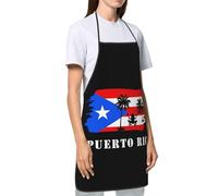 Delantal De Chef Puerto Rico Puerto Rico Rana Delantal De Cocina Unisex Mandil Chef Aprons Para Cumpleaños Regalos Jardinero