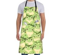 Delantal De Chef Rana 01 Delantal De Cocina Pasteles Aprons Unisex Mandil Para Regalos Grill Jardinero