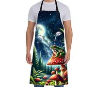 Delantal De Chef Rana Aprons Unisex Delantales De Cocina Pasteles Mandil Para Grill Restaurante Regalos