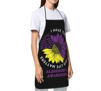 Delantal De Chef Tengo Tiempo Para Escuchar. Tu Vida Importa. Concientización Sobre El Alzheimer. Delantal De Cocina Pasteles Delantales Chef Delantales De Cocina Para Cumpleaños Grill Regalos