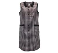 Delantal de cocina para mujer, tejido mixto, a cuadros, sin brazo, talla: 48, diseño: diseño 8