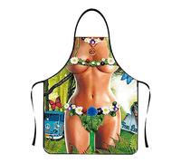 Delantal de fiesta original con diseño creativo para barbacoas personales eventos sociales, I, Talla única