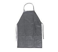 Delantal de goma de vinilo negro, impermeable, resistente, industrial, para trabajo, 89 cm, para hombres y mujeres, lavavajillas, carnicero, gris, 95*63cm