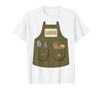 Delantal de jardinería Divertido y Lindo Disfraz de Jardinero Camiseta