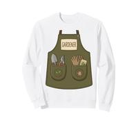 Delantal de jardinería Divertido y Lindo Disfraz de Jardinero Sudadera
