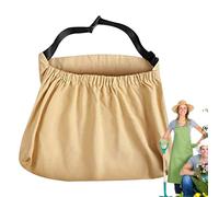 Delantal de jardinería para mujeres, cinturón de herramientas de jardín, Gardener Farmer Herramientas Bolsa de cintura, Bolsa de accesorios ajustables de lienzo para la construcción Carpinterry Roofin