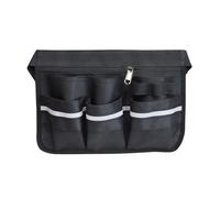Delantal de lona para herramientas de cintura para organizar eficientemente el técnico de jardinería, múltiples bolsillos, delantal de pintura ajustable