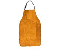 Delantal de piel para soldadura, 105 x 65 cm, resistente al calor