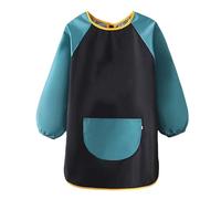 Delantal De Pintura Infantil - Delantales Artísticos Para Pintura Y Cocina Para Pequeños Artistas | Accesorios De Taller Creativo Cocina En El aula, Negro de gran tamaño, riferimento