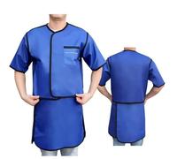 Delantal de Plomo Chaleco De Plomo For Rayos X, Falda De Protección Radiológica, Protector Dental De Rayos X, Bata De Plomo, Delantal, Conjunto De 2 Piezas For Radiología, 0,35 Mmpb(Large)