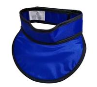 Delantal de Plomo Collar de escudo de tiroides de rayos X ajustable, Collar de plomo de protección contra radiaciones médicas para MRI CT Odontología Clínicas de mascotas(Blue-2,0.35mmpb)