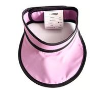 Delantal de Plomo Collar de escudo de tiroides de rayos X ajustable, Collar de plomo de protección contra radiaciones médicas para MRI CT Odontología Clínicas de mascotas(Pink -1,0.5mmpb)