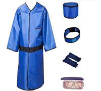 Delantal De Plomo Conjunto De Delantal De Protección Contra Rayos X Con Collar De Protección De Tiroides Sombrero De Plomo Gafas De Plomo Guantes De Plomo,0.5mmpb,L
