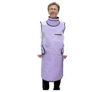 Delantal de Plomo Delantal De Plomo Para Rayos X De 0,35 Mmpb Con Collarín Protector Tiroideo Ajustable. Conjunto De Ropa De Plomo Para Protección Radiológica Para Laboratorio Dental(Medium)