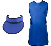 Delantal De Plomo Dental,Chaleco De Plomo Protector De Rayos X Delantal De Plomo Ligero De Protección Contra La Radiación Ropa De Escudo Chaleco Traje CT Adulto Mascotas Unisex 0.35mmPb,110x60cm