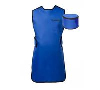 Delantal de Plomo para Rayos X con Cuello y Gorro para Tiroides, Equivalente a 0,35 mmPb/0,5 mmPb, Adecuado para Hombres y Mujeres (Color: A2, Tamaño: 0.35mmPb)