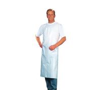 Delantal De Protección De PE - Blanco - 125x76 cm
