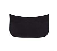 Delantal de servidor impermeable negro - Delantal de cintura Oxford resistente con bolsillos para restaurante, bar, cafetería - Correa ajustable 56 x 27 cm