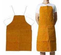 Delantal de soldadura con cuello ajustable y equipo de seguridad para herreros