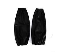 Delantal de soldadura de cuero artificial con mangas para protección durante carpintería, soldadura, herrería y otras actividades de taller