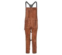 Delantal de soldadura de cuero resistente | Cuero de vaca flameado | Talla M | Equipo de soldadura profesional, marrón, Medium