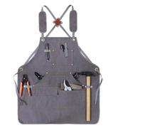 Delantal de trabajo para carpinteros, lona gruesa, impermeable, delantal de jardinería con múltiples bolsillos para almacenamiento de herramientas para diseño de patas divididas para carpintería y
