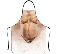 Delantal Divertido Grill BBQ Delantal para Hombres,Cocina Cocinero Cocinando Parilla Delantales Navidad Cumpleaños Regalo para Esposo, Esposa, Papá, Mamá, Amigos