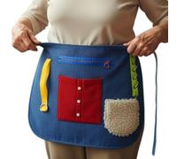 Delantal Fidget - Manta Fidget | Cobertura de Actividad, soluciones de de la ansiedad sensorial para Adultos con Demencia, para pérdida de Memoria, gestión de establecimientos