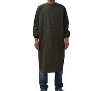 Delantal impermeable con manga larga para adultos de cocina, carnicero, artista, poliéster y mezcla de poliéster, Army Green, Medium