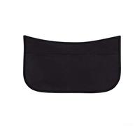 Delantal impermeable de tela Oxford con 4 bolsillos, delantal unisex para camarero para restaurante, cocina, cocina, jardinería, color negro