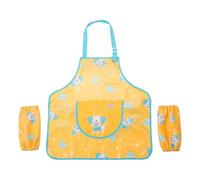 Delantal infantil - Blusa impermeable para actividades artísticas para bebés, babero ajustable para la cocina, pastelería y ocio creativos niños, adolescentes, niños y niñas, amarillo, Se