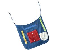 Delantal inquieto para adultos - Manta de 18,9 x 20,1 pulgadas para actividades sensoriales, envoltura de cuidado de memoria, ayuda calmante interactiva, esterilla táctil calmante, terapia de apoyo de