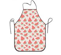 Delantal lavable con patrón de sandía para cocinar, bonito diseño de frutas, para adultos, para verano, barbacoa, jardinería, chef, trabajo, Melocotón, 24x31 Inch