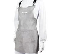 Delantal Malla Metalica Acero Inox,Trabajo Resistentes A Cortes Carnicero Delantal De Cota De Malla De La Resistencia Del Corte De La Seguridad De La Malla Del Acero Protección Segurida 55x60CM