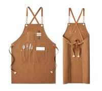 Delantal Masterchef Personalizado de Lona con 3 Bolsillos para Hombre y Mujer - Ideal para Cocinas Domésticas, Bares y Pastelerías