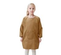 Delantal para colorear para niños, batas de pintor, para niños de 7 a 12 años, impermeable y ajustable, con mangas largas y bolsillos, bata de pintura, escuela, para arte, pintura, manualidades,