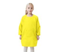 Delantal para colorear para niños, batas de pintor, para niños de 7 a 12 años, impermeable y ajustable, con mangas largas y bolsillos, bata de pintura, escuela, para arte, pintura, manualidades,