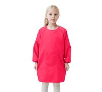 Delantal para colorear para niños, batas de pintor, para niños de 7 a 12 años, impermeable y ajustable, con mangas largas y bolsillos, bata de pintura, escuela, para arte, pintura, manualidades,
