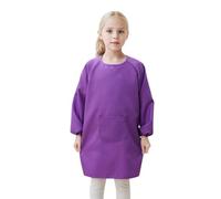 Delantal para colorear para niños, batas de pintor, para niños de 7 a 12 años, impermeable y ajustable, con mangas largas y bolsillos, bata de pintura, escuela, para arte, pintura, manualidades,