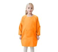 Delantal para colorear para niños, batas de pintor, para niños de 7 a 12 años, impermeable y ajustable, con mangas largas y bolsillos, bata de pintura, escuela, para arte, pintura, manualidades,