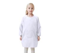 Delantal para colorear para niños, batas de pintor, para niños de 7 a 12 años, impermeable y ajustable, con mangas largas y bolsillos, bata de pintura, escuela, para arte, pintura, manualidades,