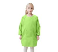 Delantal para colorear para niños, batas de pintor, para niños de 7 a 12 años, impermeable y ajustable, con mangas largas y bolsillos, bata de pintura, escuela, para arte, pintura, manualidades,