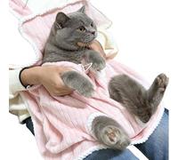 Delantal Para Gatos | Multifuncional Y Ajustable | Delantal para Llevar Gatos con Agujeros | Para Aseo Corte De Uñas Fotografía Vinculación Mujeres Hombres Adolescentes Amantes De Los Animales Adultos