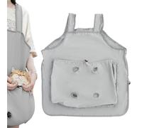 Delantal para gatos, transportador de pecho ajustable para gatos, correa frontal suave con cordón transpirable para perros pequeños y gatos