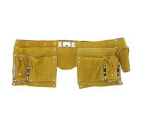 Delantal Portátil de Cuero para Cinturón de Herramientas con Múltiples Bolsillos, Hebilla de Liberación Rápida, Resistente Al Desgaste y Duradero para Carpintería, Jardinería