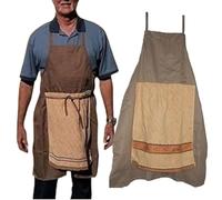 Delantal regalo con bavío sorpresa escondido en el bolsillo, delantal para hombre, novedad divertida de cocina para barbacoa, taller, estudio de arte, cerámica, catering, cocina